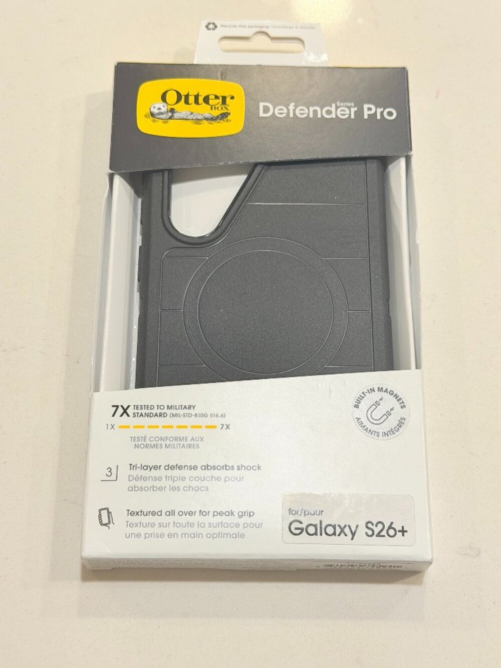 OtterBox Defender Series Pro Case - Black - Galaxy S26+ - New in Box